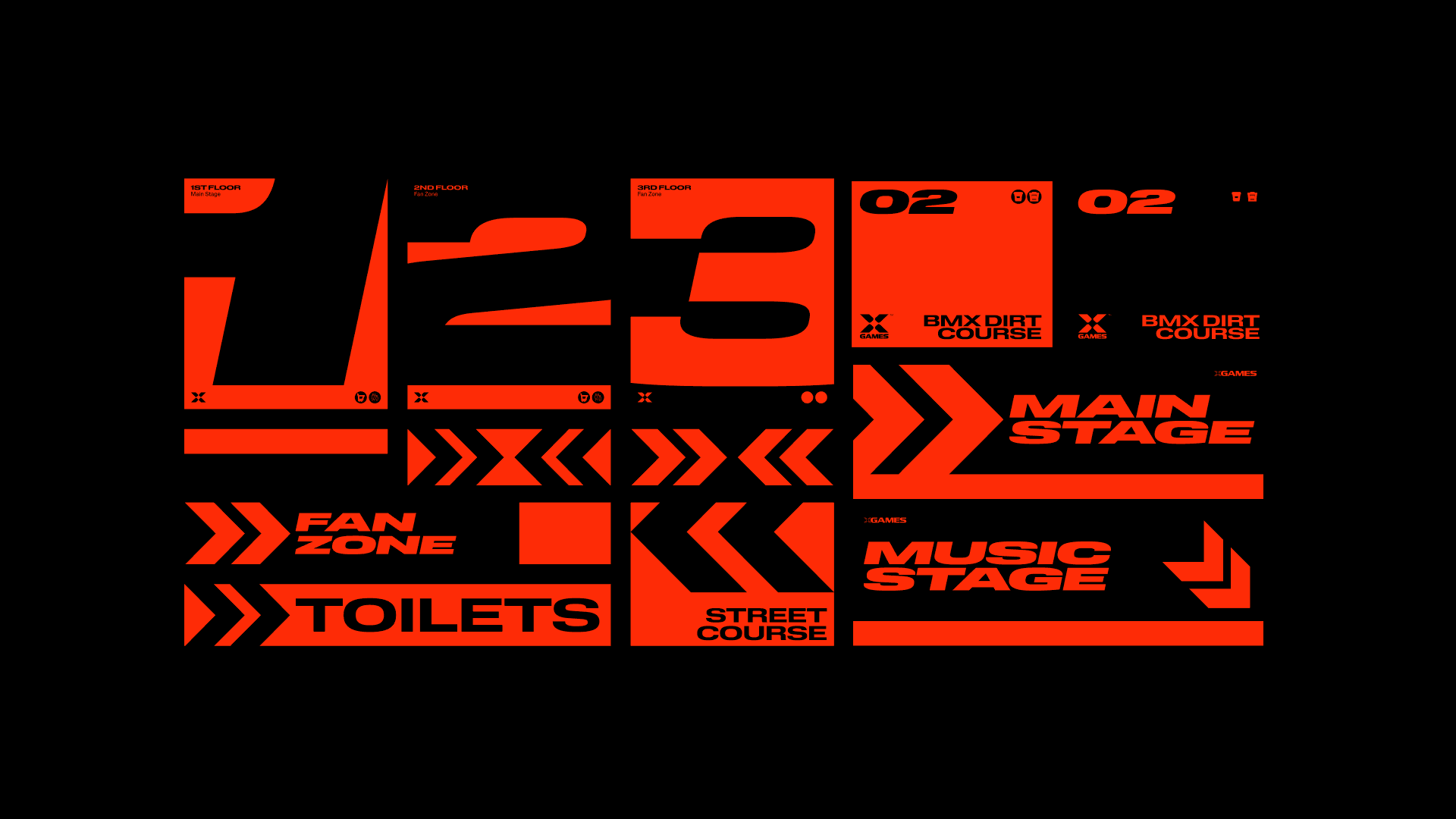 X Games — visuel du projet